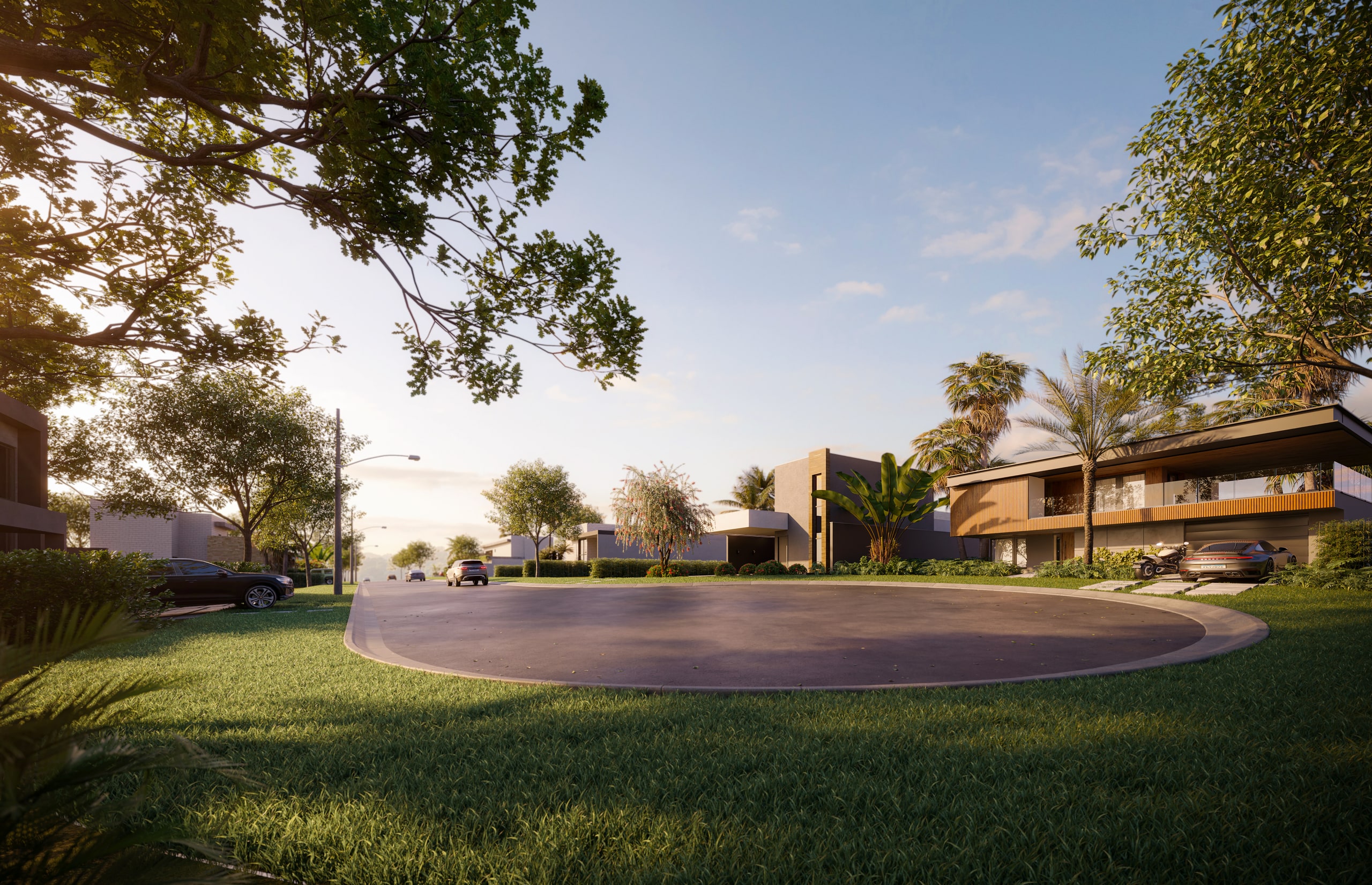 Cul-de-sac residencial